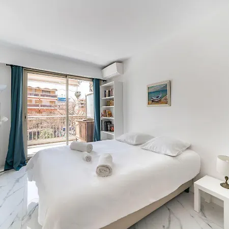 3 Pieces Palm - 2 Terrasses Lägenhet Cannes